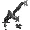 eStuff Laikiklis 2 monitoriams Dual Gas Spring Monitorius Mount