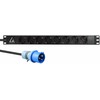 Lanview rozdzielacz zasilania PDU 8 x gniazdo jungiama į tinklą 1U juoda (LVR-3MIEC-LIC-SCH8)