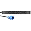 Lanview rozdzielacz zasilania PDU 10 x gniazdo jungiama į tinklą 1U juoda (LVR-3MIEC-AMP-10C13)