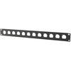 Lanview 1U rack panel with 12 holes