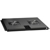 Lanview Lanview LVR252352, Fan tray, Built-in fan, 295 m³/h, Steel, Juodas, 1 pc(s)