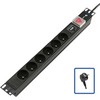 Lanview Listwa zasilająca LOGON TUPS047 ochrona przeciwprzepięciowa 6 gniazd 1,5 m