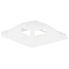 Organizatorius Lanview Lanview LVT-CABLEMOUNT-50W kabelių raišteliai Polipropilenas (PP) Balta 50 vnt.