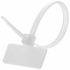 Organizer Lanview Lanview LVT551140 opaska kablowa Opaska kablowa su wejściem równoległym Plastik Baltas 100 vnt.