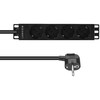 Lanview 10�� 4-way Schuko outlets