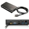 Lenovo 03X6300, Laidinis, OneLink+, 3,5 mm, 10, 100, 1000 Mbit/s, Juoda