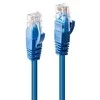 Tinklo Kabelis - LINDY Cat.6 U/UTP Tinklo Kabelis, RJ45, M/M, 250MHz, 0.3 m, Mėlynas