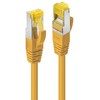 Lindy LINDY Patchkabel Cat6A RJ45 S/FTP Cat7 LSZH Kabelis gelb 30m