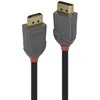 DisplayPort Kabelis - LINDY Anthra Line DisplayPort 1.2 Kabelis, M/M, 7.5 m, Juodas