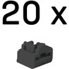 Tinklo Priedas - LINDY RJ45 Prievado Blokatorius, ABS Juodas, 20 vnt.