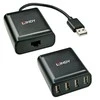 USB Ilgintuvas - LINDY 4 Prievadų USB 2.0 Cat.6 Ilgintuvas 60 m