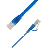 LinkIT Płaski kabelis sieciowy RJ-45, Cat.6a, U/FTP, PVC, mėlyna, 3.5 m (STP-FL6A-00350-BL)