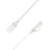 LinkIT Flat U/UTP Cat6A Baltas 3.5m AWG 34/7, PVC, 1x4mm