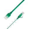 LinkIT Plokščias U/UTP Cat6A žalias 5 m AWG 34/7, PVC, 1x4 mm