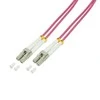 LogiLink optinis pluoštas OM4 LC/UPC - LC/UPC 1.0m violetinė