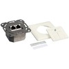 LogiLink NP0023, RJ-45, STP, metalinis, baltas, ISO/IEC 11801, TIA/EIA 568B.2-1, 80 mm, 80 mm