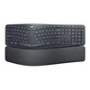Logitech ERGO K860 SPLIT belaidė klaviatūra verslui, grafito spalvos, Suomių kalba (Qwerty)