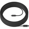 Logitech Strong USB kabelis 10 m 3.2 Gen 2 (3.1 Gen 2) USB A USB C Juoda