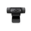 Logitech HD Pro Webcam C920 - 1920 x 1080 pikselių - H.264 - USB 2.0 - Juodas - Clip - 1.8 m