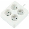 ProXtend 4-WAY POWER STRIP: Baltas -
