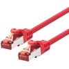 LOGON TCF66F100R Raudona tinklo kabelis 10 m Cat6a F/UTP (FTP)