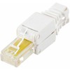 LOGON TWP8P8TP wtyczka RJ-45 Permatomas, Baltas, Geltonas