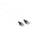 Mercodan Kabelis sieciowy RJ-45, Cat.6a, U/UTP, LSZH, Slim, balta, 0.25 m (371929002)