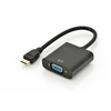 Mercodan Mini HDMI: kištukas - VGA: kištukas adapteris su 3,5 mm garsu,