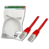 Coferro Cables „Mercodan“ – jungiamasis kabelis – RJ-45 (kištukas) į RJ-45 (kištukas) – 1,5 m – UTP – CAT 5e – raudonas
