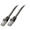 Mercodan Komutacinis kabelis KAT6 UTP, Juodas, 1,0m, Halogeninės, 2x4xAWG24 LSZH, Polietileninis maišelis, CCA, 1 m, Cat6, U/UTP (UTP), RJ-45, RJ-45, Juodas