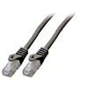Mercodan Patch kabelis CAT6 UTP, juodas, 10m, be halogenų, 2x4xAWG24