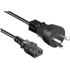 Mercodan Coferro Cables EDB įrenginio maitinimo kabelis su C15 profiliu, 1,8 m juodu kabeliu, juodas