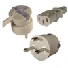 Mercodan SmarTplug DK power cable pilkas 10.0m, Straight appliance
