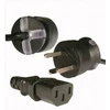 Mercodan SmarTplug computer power cable juodas 10.0m, Straight