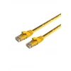 Mercodan „UltraFlex“ jungiamasis kabelis KAT6 UTP, 0,25 m, geltonas, LSZH