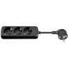 MicroConnect 3 lizdai 1,5 m juodos (GRU003B- WOS)