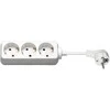 MicroConnect 3 Schuko lizdai 1.8M balta