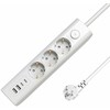 Listwa zasilająca MicroConnect 3-way USB Schuko Power Strip