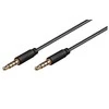 Kabelis MicroConnect 3,5 mm lizdas – 3,5 mm 3 m juoda lizdas (IPOD013)