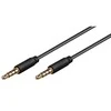 Kabelis MicroConnect 3,5 mm lizdas – 3,5 mm 0,5 m juoda lizdas (IPOD011)