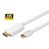 Kabelis MicroConnect DisplayPort Mini – HDMI 1m balta (MDPHDMI1-4K)