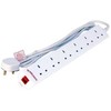 Listwa zasilająca MicroConnect 6-way UK Surge Protected