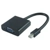 AV adapteris MicroConnect Rodyti Uostas mini - D-Sub (VGA) juoda (MDPVGA2B)