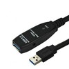 USB kabelis MicroConnect USB-A - USB-A 5 m Juodas (USB3.0AF5A)
