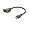 AV adapteris MicroConnect HDMI - DVI- D juodas (Adapteris HDMI - DVI M / F, 15CM)
