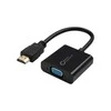 AV adapteris MicroConnect HDMI - D-Sub (VGA) juodasis (HDMVGA1B)