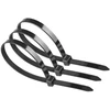 Organizer MicroConnect Opaska zaciskowa Juodas 100 vnt (CABLETIE5)