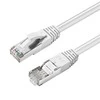 MicroConnect CAT6A S/FTP 5m Baltas LSZH