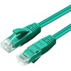 MicroConnect CAT6A UTP 0.3m Žalias LSZH