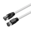 MicroConnect CAT8.1 S/FTP 10m Baltas LSZH